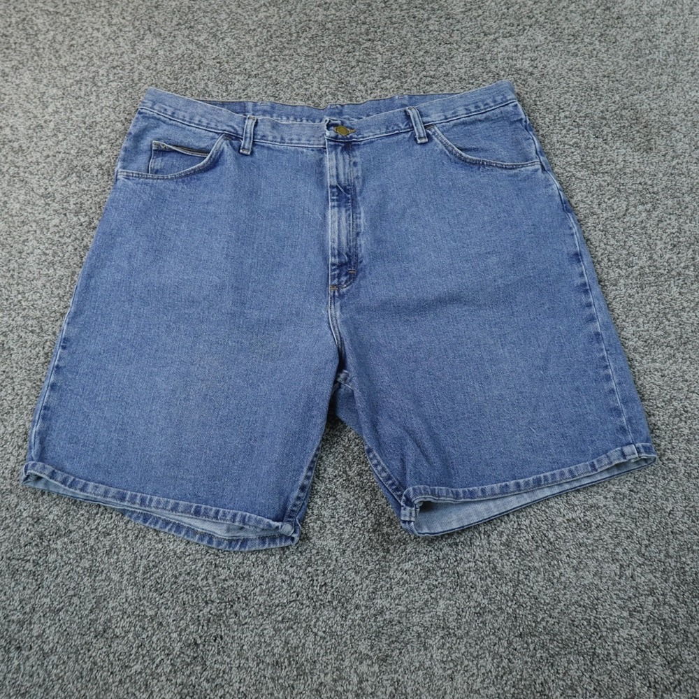 Wrangler Shorts Mens 42 Light Blue Denim Jean Jorts Bermuda Western Dad Y2K 00s